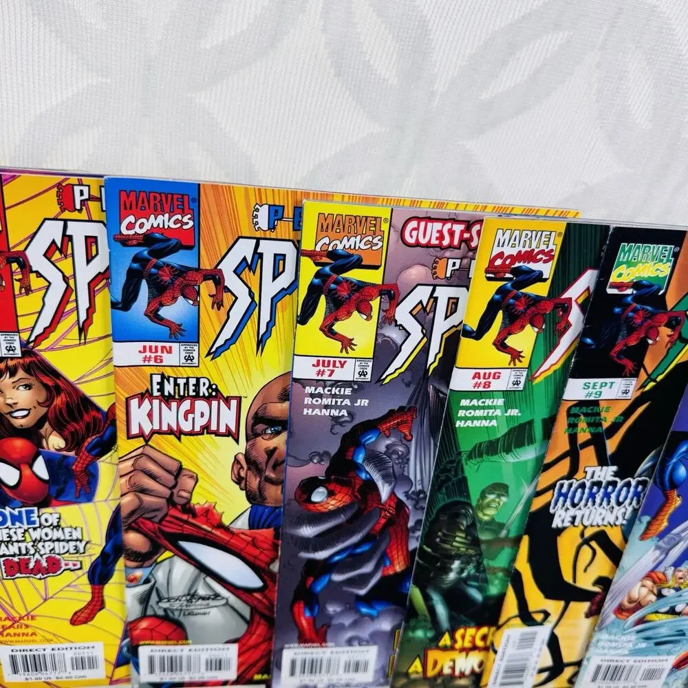 Peter Parker Spider-Man 2-20 Lot Venom Carnage key 1st Templars Daywalker Hunger